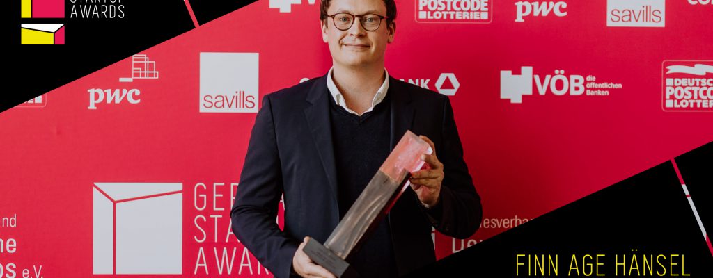 GSA21_FinnAgeHaensel_GruenderDesJahres_Fotocredit_German Startup Awards